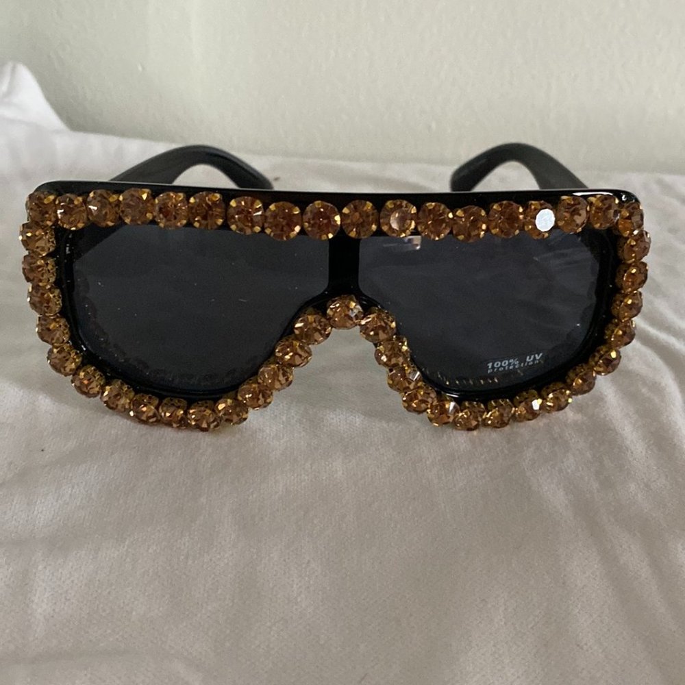 diamond studded shades